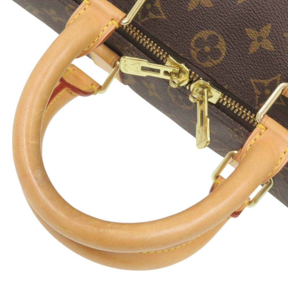 LOUIS VUITTON Authentic Brown Monogram Keepall 45 Boston Bag - Picture 6 of 10